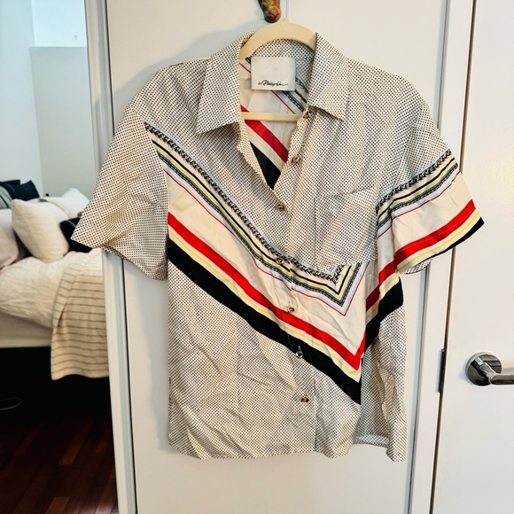 3.1 PHILLIP LIM Liberty Silk Camp Shirt - Picture 2 of 7